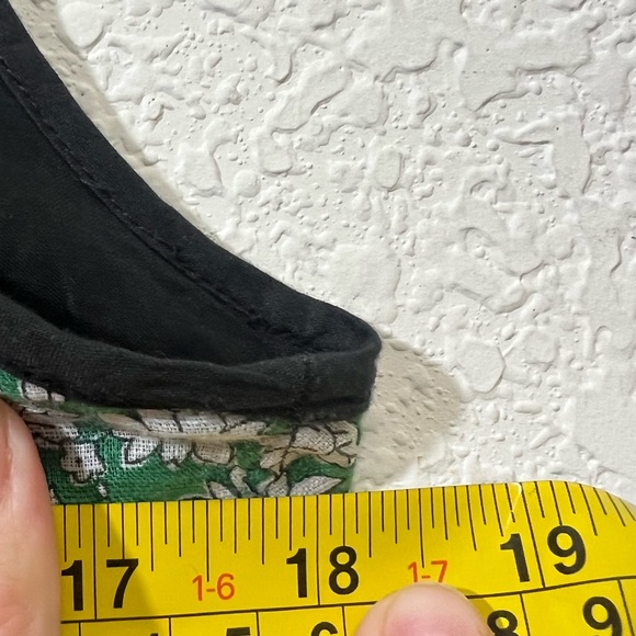 *Jessica Simpson Dress Green Floral Size 10 Sundress - Picture 6 of 9